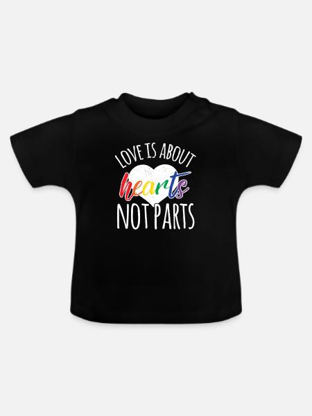 lgBT - Baby Bio-T-Shirt mit Rundhals - Schwarz