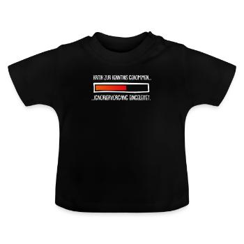 Kritik zur Kenntnis genommen Ignoriervorgang einge - Baby Bio-T-Shirt mit Rundhals - Schwarz - Vorne