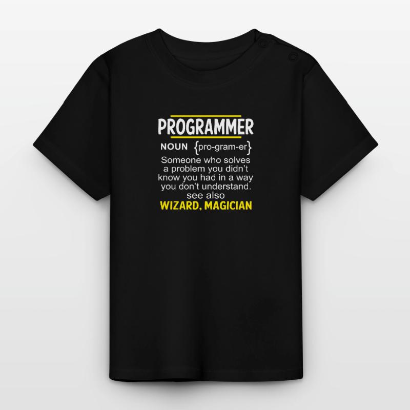 Programmierer Lustig Informatiker Coder Geschenk Baby Bio-T-Shirt mit Rundhals
