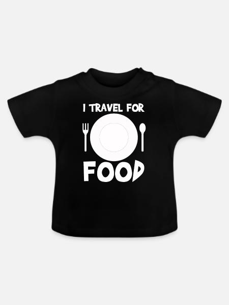 Reisen - Baby Bio-T-Shirt mit Rundhals - Schwarz