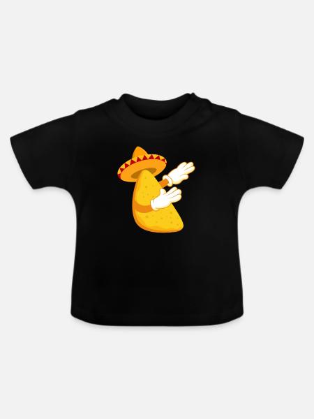 Nacho - Baby Bio-T-Shirt mit Rundhals - Schwarz