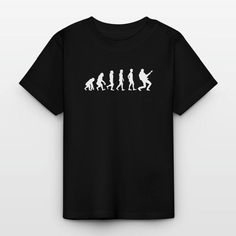 Evolution guitar Baby Organic T-Shirt with Round Neck