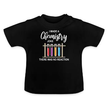 Chemie - Baby Bio-T-Shirt mit Rundhals - Schwarz - Vorne