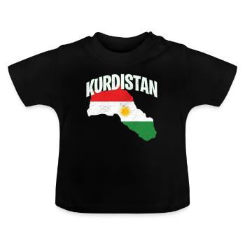 Kurdistan - T-shirt bio col rond Bébé - noir - Devant