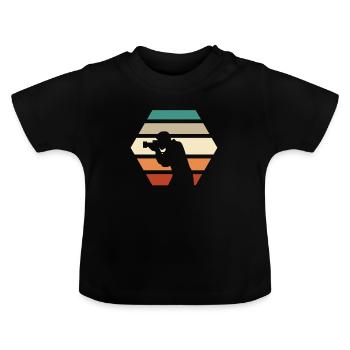 Fotograf Fotograf Fotograf - Baby Bio-T-Shirt mit Rundhals - Schwarz - Vorne