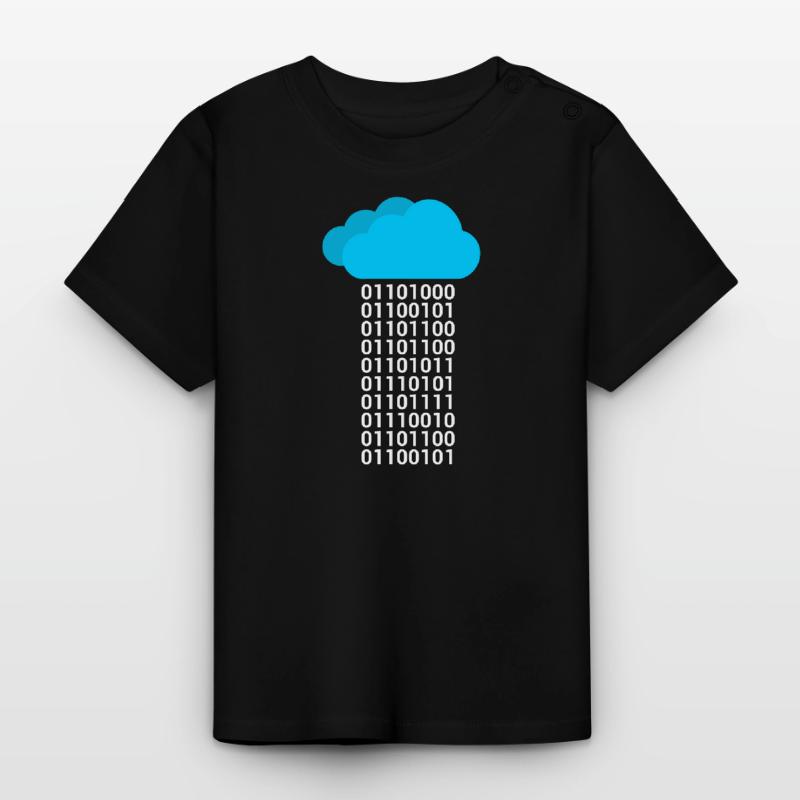 Informatique Big Data Cloud Computing T-shirt bio col rond Bébé