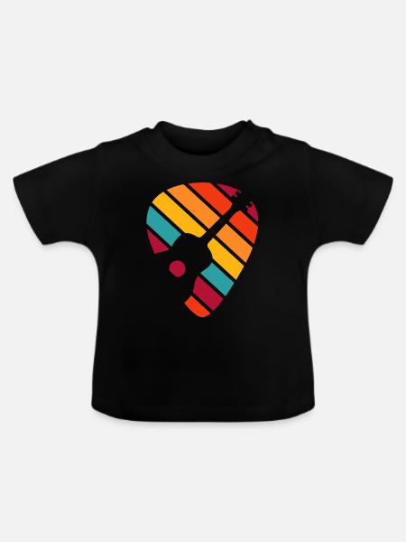 Instrument - Baby Bio-T-Shirt mit Rundhals - Schwarz