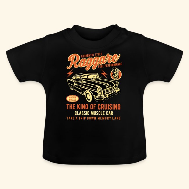 Raggare Vintage Custom Car T Shirt Design
