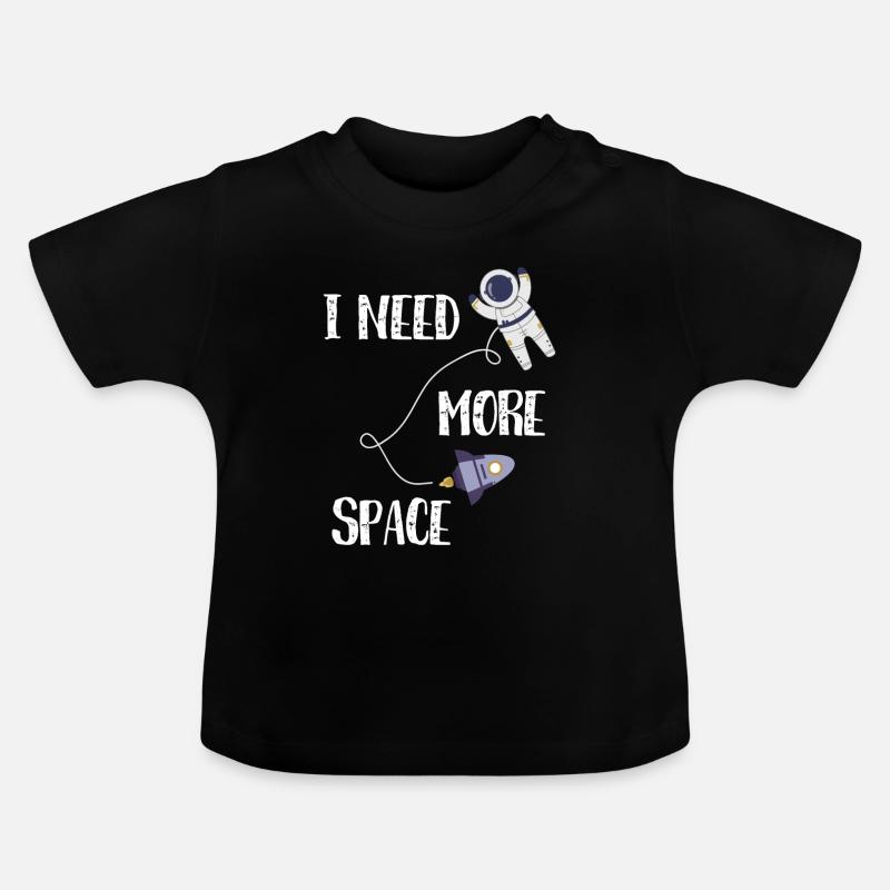 Astronaute - Espace - T-shirt bio col rond Bébé - noir