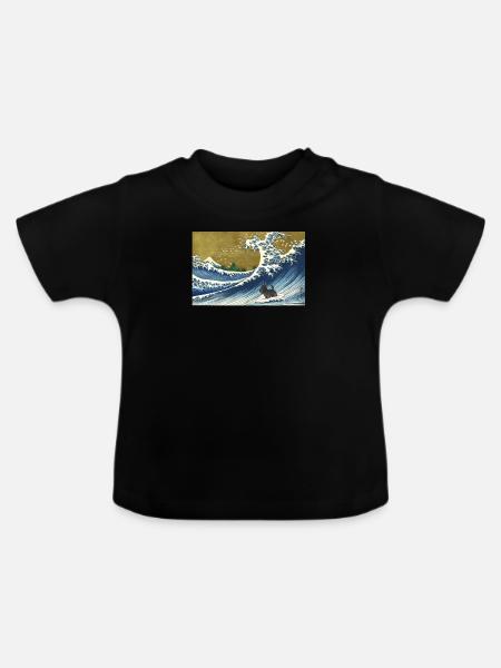 Schottischer Terrier - Baby Bio-T-Shirt mit Rundhals - Schwarz