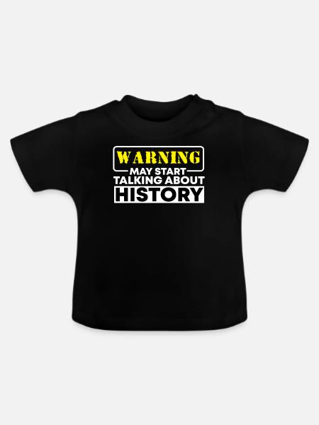 Historiker Geschichte - Baby Bio-T-Shirt mit Rundhals - Schwarz