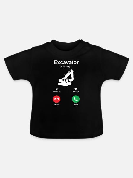 Bagger - Baby Bio-T-Shirt mit Rundhals - Schwarz