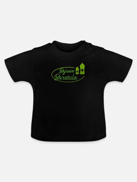 Bajram Barecula Bosanski Bajram - Baby Bio-T-Shirt mit Rundhals - Schwarz