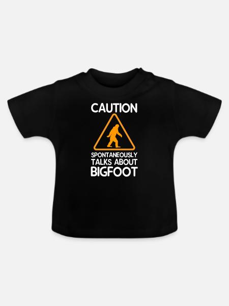 Bigfoot - Baby Bio-T-Shirt mit Rundhals - Schwarz