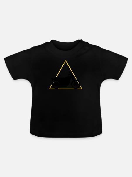 MOTORCYCLE - Baby Bio-T-Shirt mit Rundhals - Schwarz