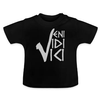 VENI VIDI VICI - T-shirt bio col rond Bébé - noir - Devant