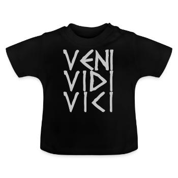 VENI VIDI VICI - T-shirt bio col rond Bébé - noir - Devant