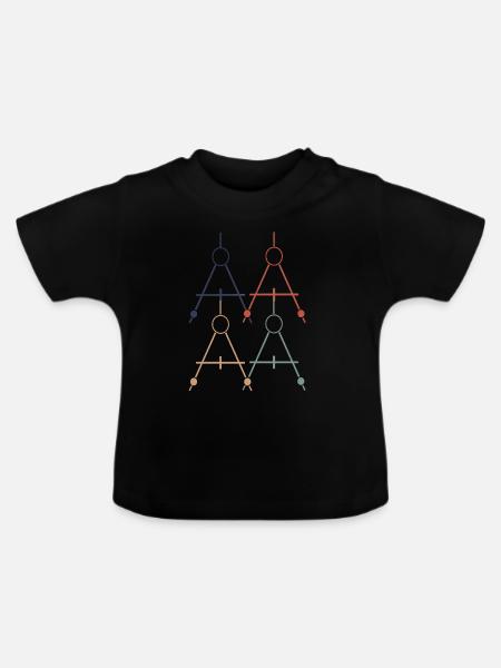 Architekt - Baby Bio-T-Shirt mit Rundhals - Schwarz