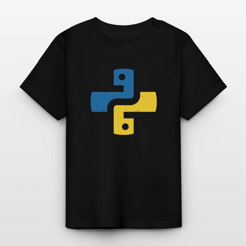 Python Programmiersprache Baby Bio-T-Shirt mit Rundhals