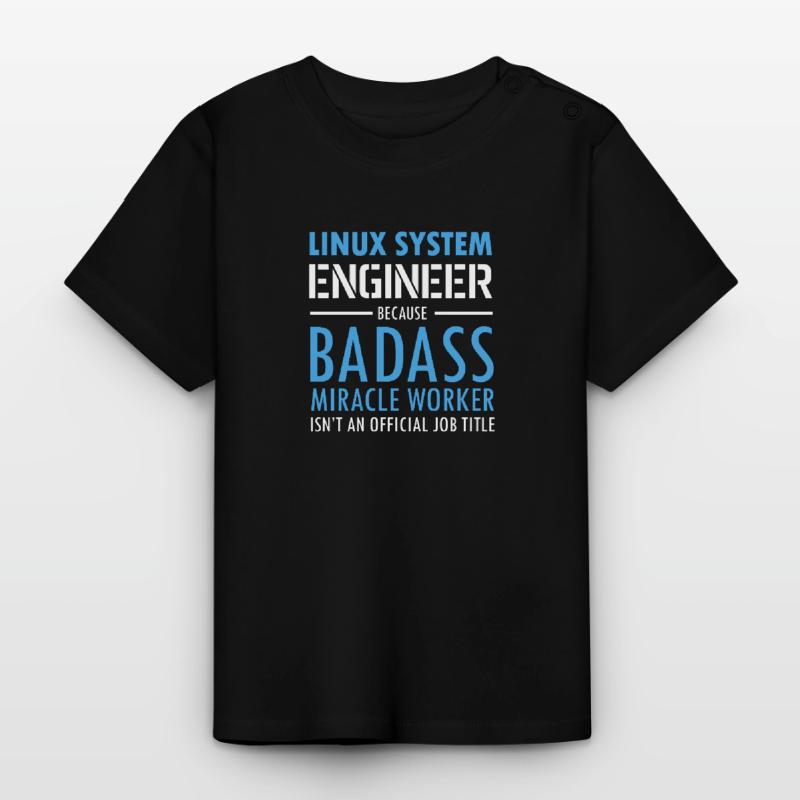 Geek Linux saying IT nerd computer scientist Baby Organic T-Shirt with Round Neck