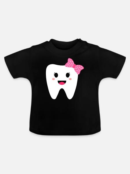 Tooth Fairy Halloween Costumes - Baby Bio-T-Shirt mit Rundhals - Schwarz