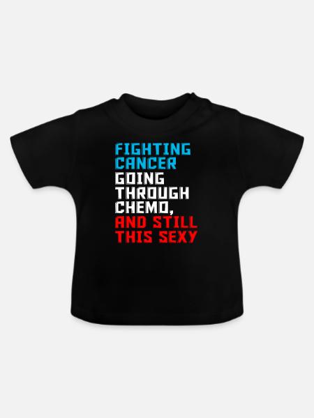 Chemo Motivation - Baby Bio-T-Shirt mit Rundhals - Schwarz