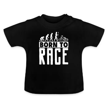 Go Kart Racer Construit pour Speed King Of Racetrack - T-shirt bio col rond Bébé - noir - Devant