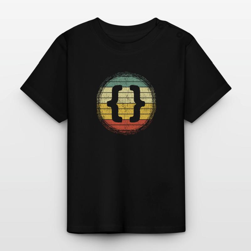 Web developer HTML code CSS programmer Baby Organic T-Shirt with Round Neck