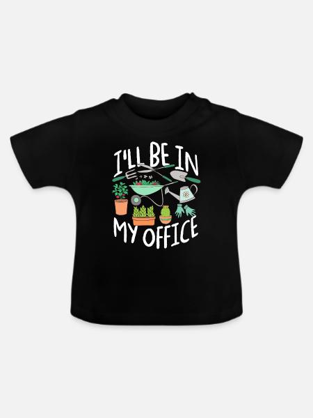 Gärtner - Baby Bio-T-Shirt mit Rundhals - Schwarz