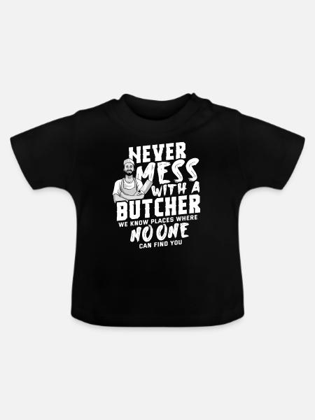 Metzger - Baby Bio-T-Shirt mit Rundhals - Schwarz