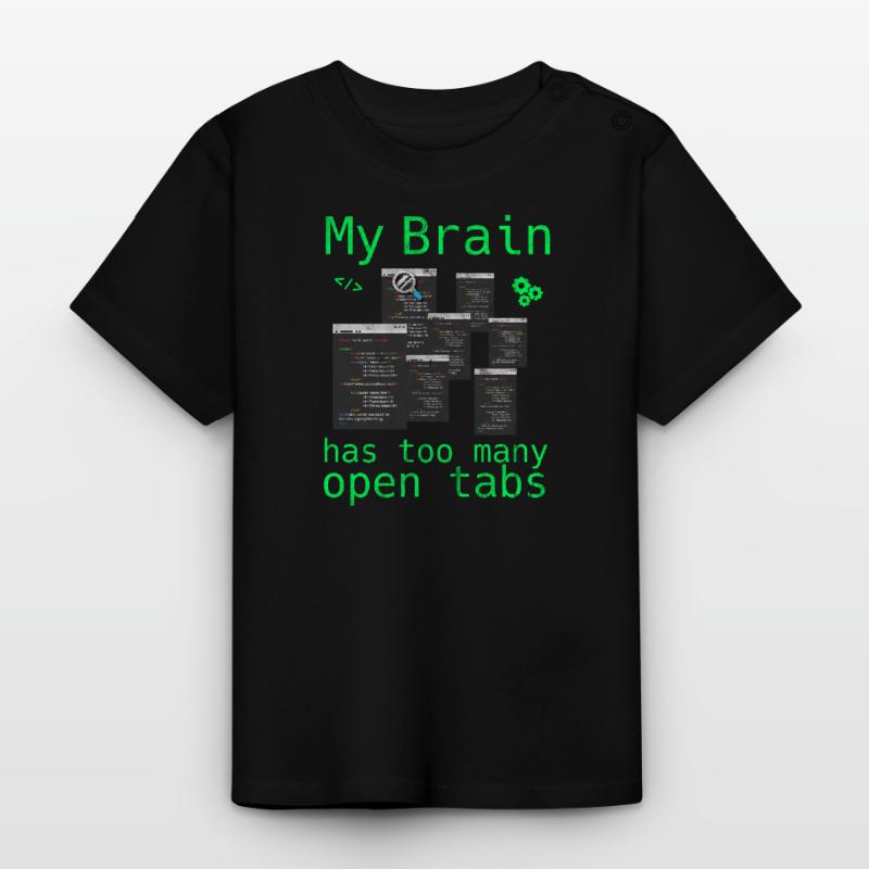 Informatik Hacker Programmierer Binär PC Computer Baby Bio-T-Shirt mit Rundhals