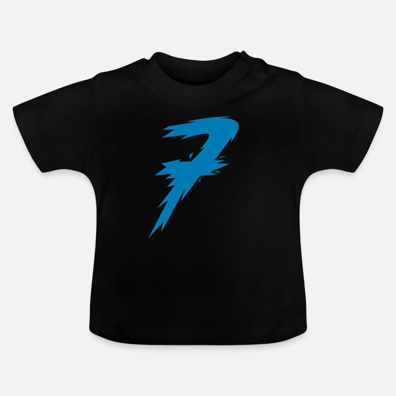 nombre - T-shirt bio col rond Bébé - noir