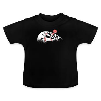 Dart - Baby Bio-T-Shirt mit Rundhals - Schwarz - Vorne