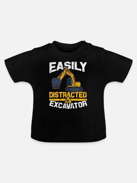 Bagger - Baby Bio-T-Shirt mit Rundhals - Schwarz