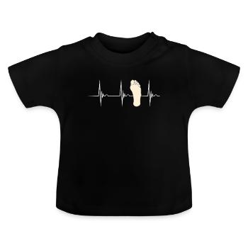 Podiatrist pedicure podiatry gifts - Baby Organic T-Shirt with Round Neck - black - Front