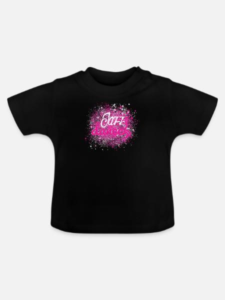 Jazz Dance - Baby Bio-T-Shirt mit Rundhals - Schwarz