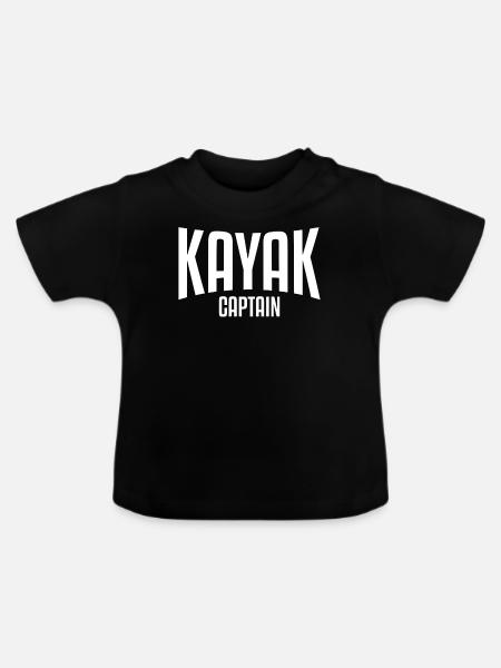 KAYAK CAPTAIN - Baby Bio-T-Shirt mit Rundhals - Schwarz