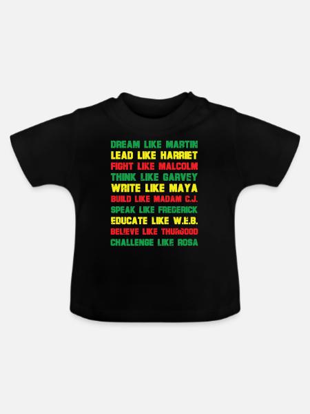 Black Inspirational Power Quotes - Baby Bio-T-Shirt mit Rundhals - Schwarz