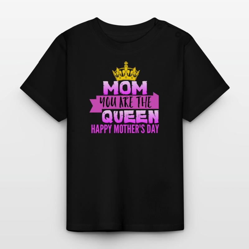 Muttertag, Muttertag, Muttertag, Muttertag Baby Bio-T-Shirt mit Rundhals