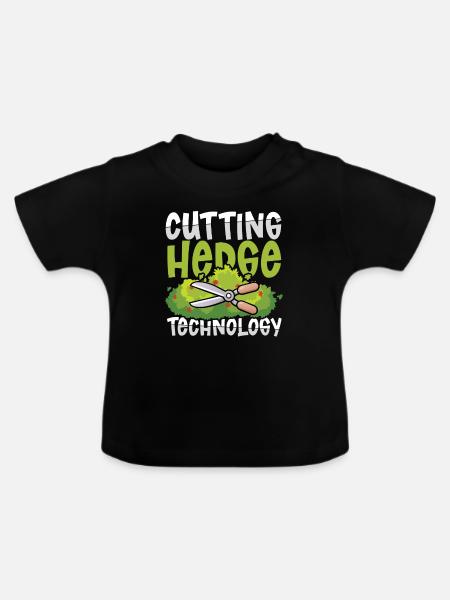 CUTTING HEDGE TECHNOLOGY - Baby Bio-T-Shirt mit Rundhals - Schwarz