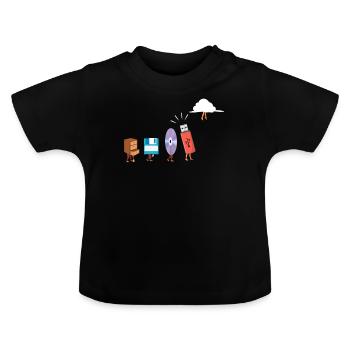 Geek Programmer Computer Engineering Nerd Develope - Baby Bio-T-Shirt mit Rundhals - Schwarz - Vorne