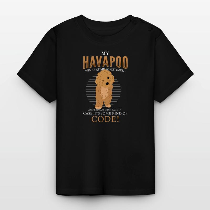 havapoo, havapoo puant métis, havapoo humor, T-shirt bio col rond Bébé