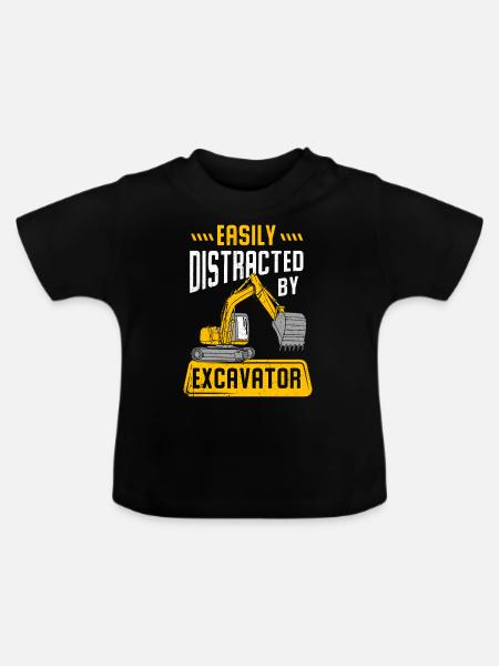 Bagger - Baby Bio-T-Shirt mit Rundhals - Schwarz