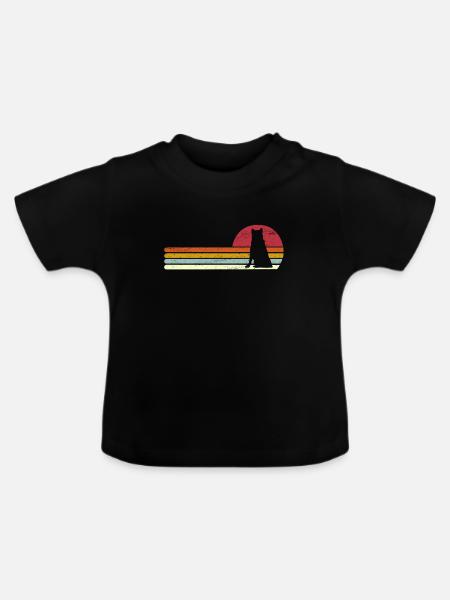 Alaskan Malamute - Baby Bio-T-Shirt mit Rundhals - Schwarz