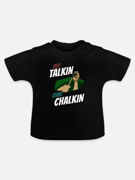 Billiard - Baby Bio-T-Shirt mit Rundhals - Schwarz