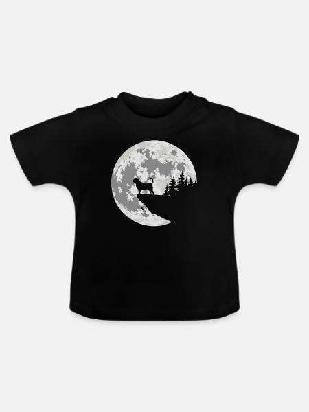Bloodhound - Baby Bio-T-Shirt mit Rundhals - Schwarz