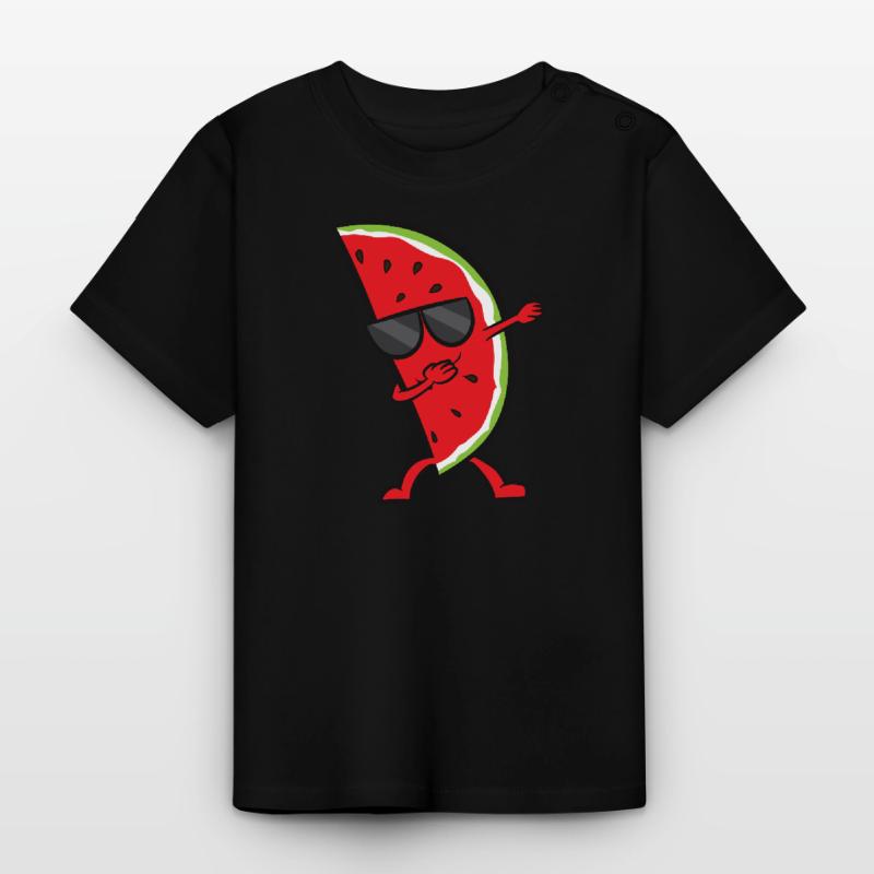 Dab Pastèque Amour Pastèque T-shirt bio col rond Bébé
