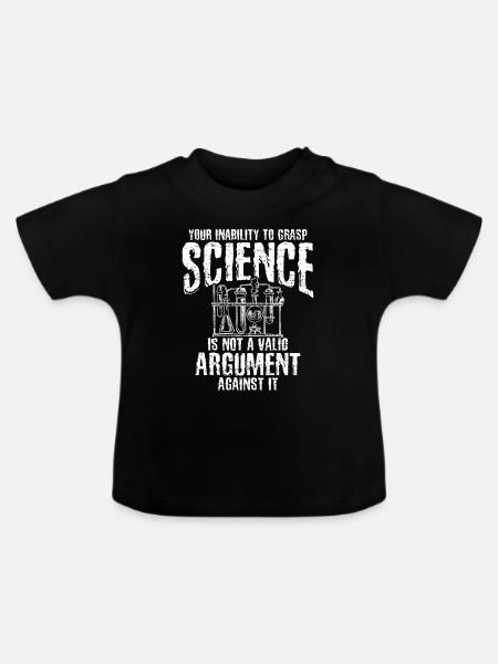 Liebhaber Der Wissenschaftsphysik - Baby Bio-T-Shirt mit Rundhals - Schwarz