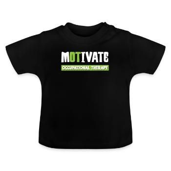 Occupational therapy Occupational therapist Occupational therapist - Baby Organic T-Shirt with Round Neck - black - Front