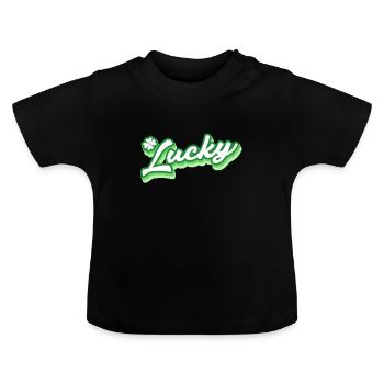 St. Patrick's Day - Baby Organic T-Shirt with Round Neck - black - Front
